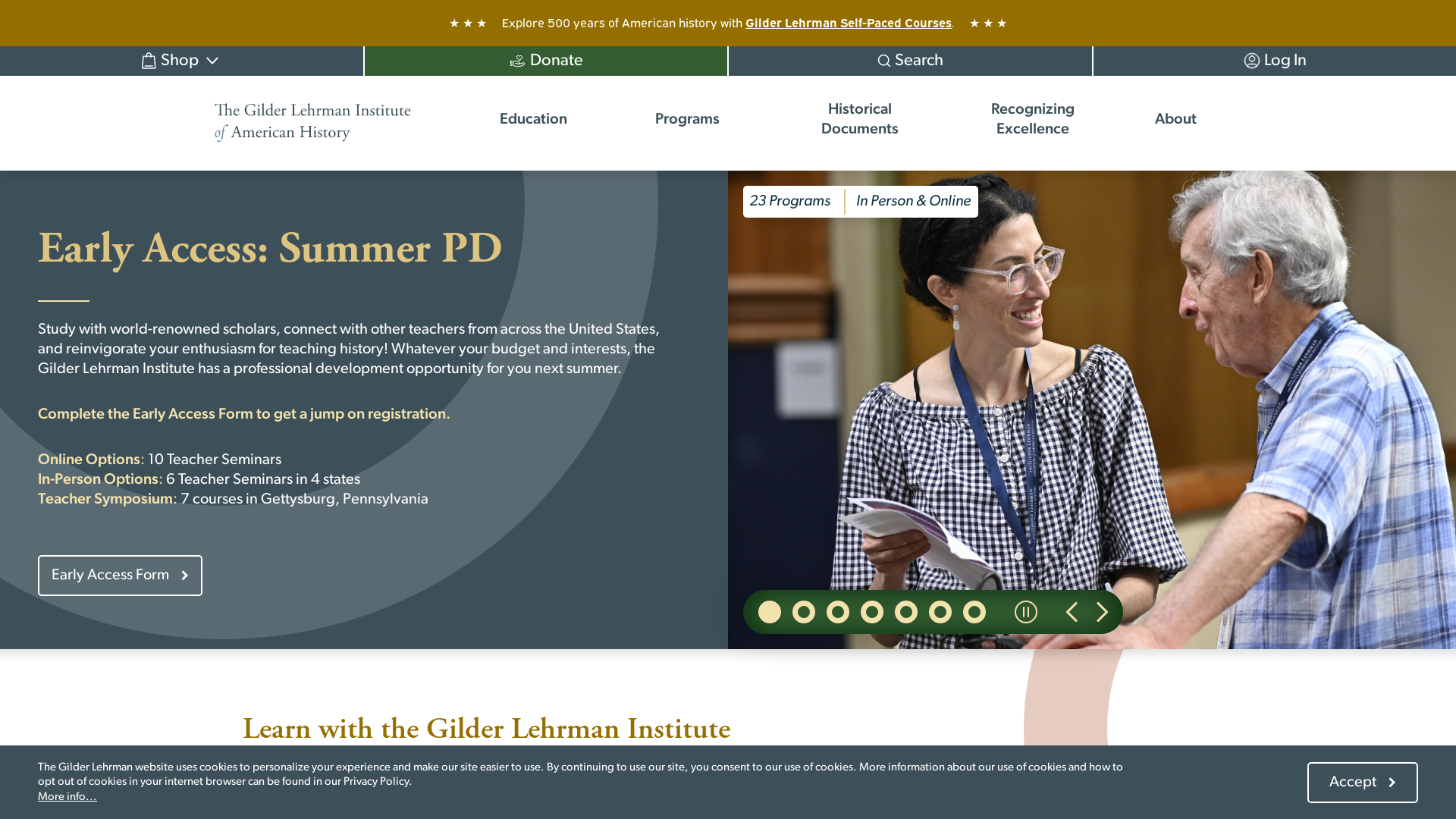 The Gilder Lehrman Institute of American History